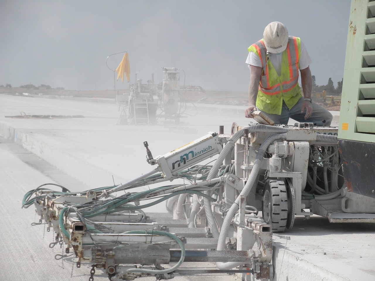 man drilling
